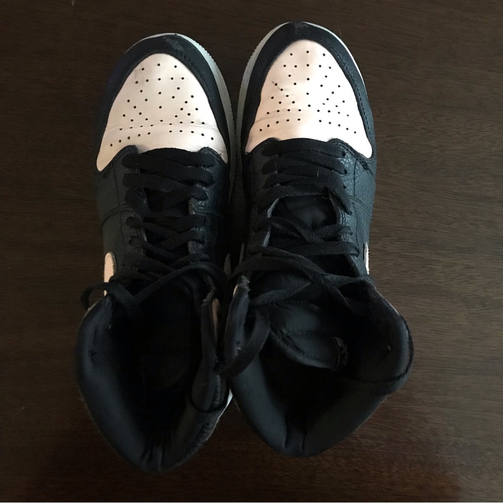 Nike Air Jordan Retro High “Crimson Tint” Black Peach Sneakers Size Y6.5 - Picture 7 of 14
